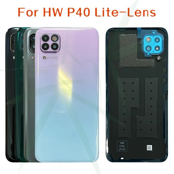 Фильтруйте новые для Huawei P40 Lite Back Back Acter Actule Count Door Lens Lens Case с камерой объективой Nova 7i 6se jnyl21 jnyl22