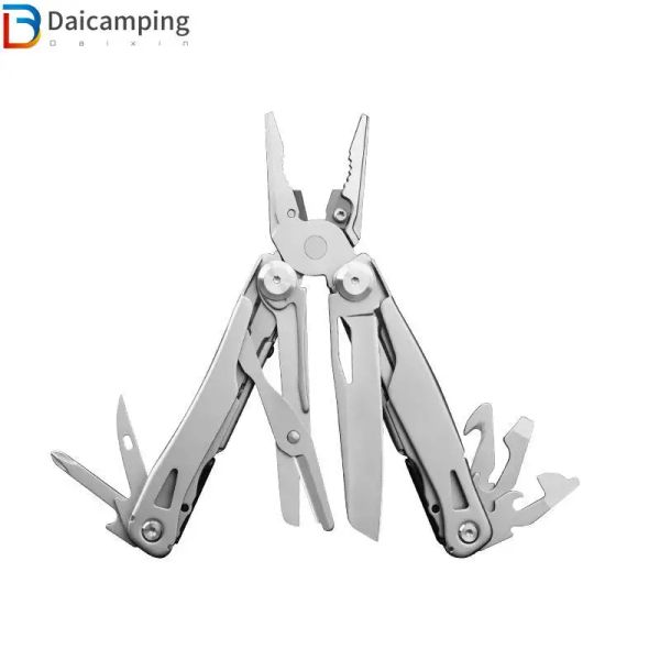 Casi Daicamping DL18 Outdoors Multifunzionale Multitools Multitools Multitools pieghevole 440 Swiss Erma