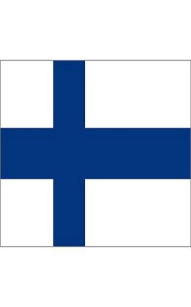 Günstige Finnland Flagge Fliegerdekoration 3x5 ft Banner 90x150cm Festival Party Geschenk 100D Polyester Druck 3174676