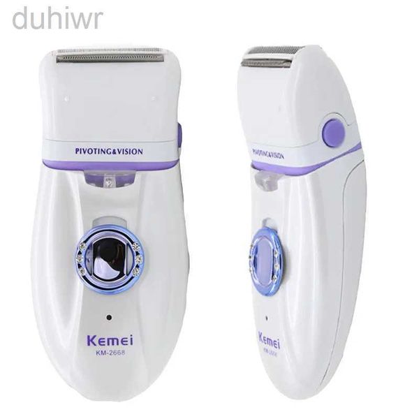 Epilator 2 in 1 elektrische Epilator Frauen Haarentfernung Frauen Rasur Wachs Woll Gerät Messer Rasierer Rasier Laver Rasierer Hautpflegemaschine D240424