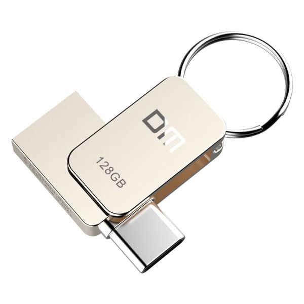 Laufwerke DM Typ C USB3.0 Flash -Laufwerk PD059 32 GB 64G 128 GB für Andriods Smartphonespeicher Mini USB Stick