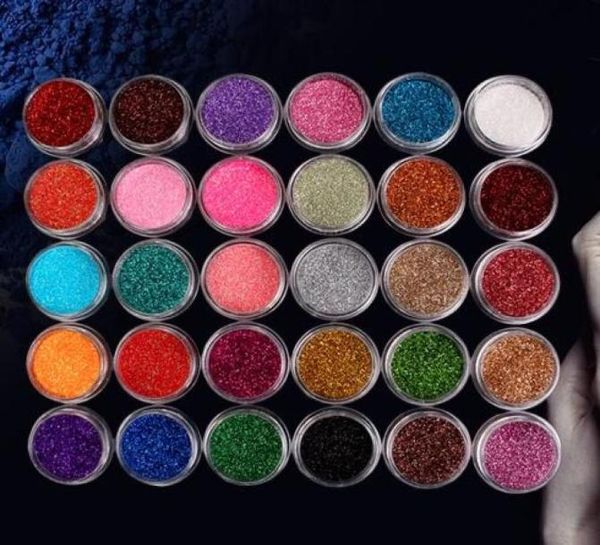 Moda Glitter Eyeshadow Powder Mineral Spangle Professional Eye Shadow Makeup Cosmetics Set Diamond Shimmer Eye Shadow 60 Colors8085074