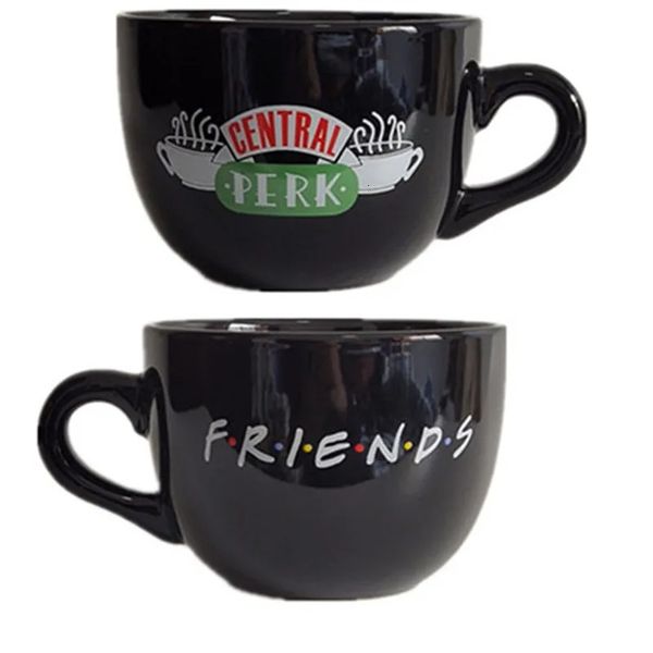 Serie di spettacoli televisivi di amici Central Perk Ceramic Coffee Tazza da tè da 650 ml TAPUCCINO 240418