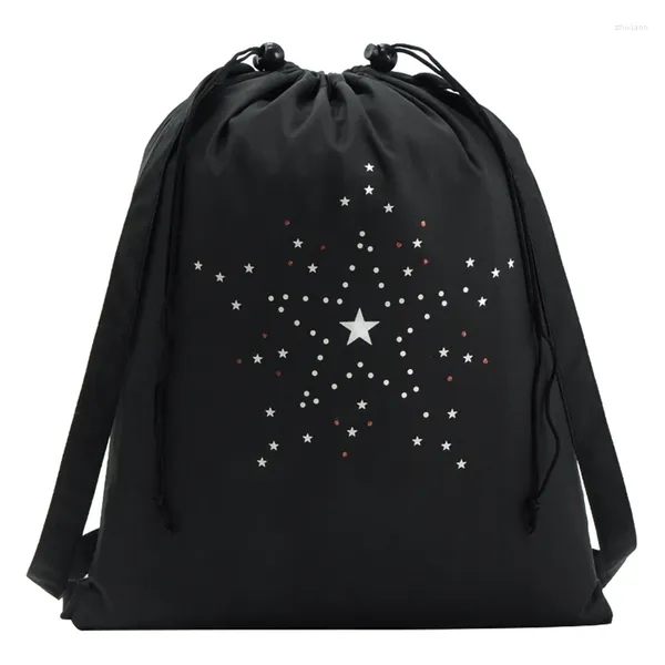 Saco de dança Backpack de ginástica Drawstring Backpack Acessórios para figurinos de pacote de bolsas de bolso de bolso