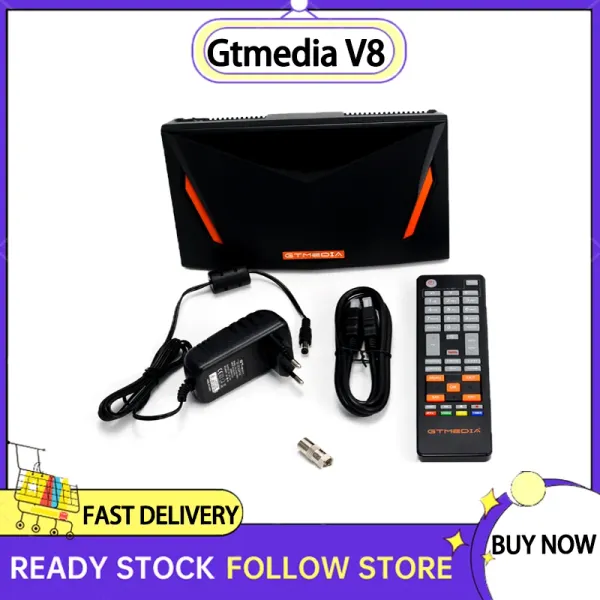 Stick GTMedia V8 Ricevitore satellitare UHD 4K DVB S2 Supporto 4K Ultrahgh Defon Display e decodificatore Dualcore MIPS74KF Processori