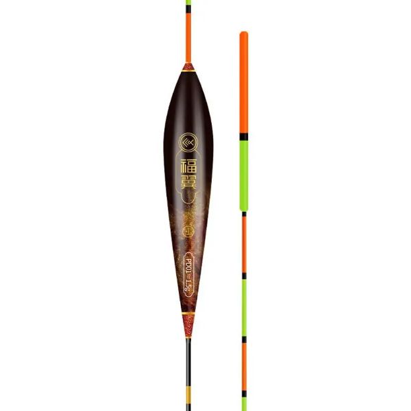 Acessórios Float de pesca de carbono inteligente Conjunto de olhos corajosos Captura de carpa Cruciana Float Float Bite Alarm Nano impermeável Bóia vertical Pesca