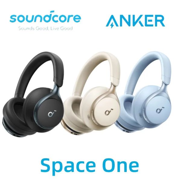 Cuffie Anker Soundcore Spazio One/Wireless Hires/LDAC/40mm Dynamic/Bluetooth Wireless Active Reduction Aurfoni/Bluetooth5.3