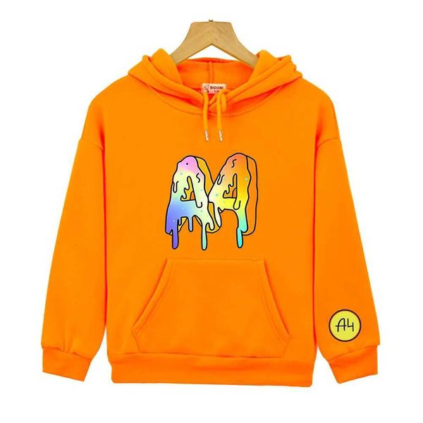 Erkek Hoodies Sweatshirts 4 Donuts Hoodies Merch A4 Lamba Sweatshirt Erkek Kız Uzun Kollu Üstler Çocuklar Bebek Giyim Y2K Giysileri Çocuklar İçin 240424