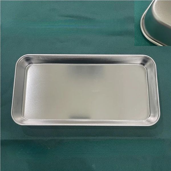 1pc Equipamento de enxerto de aço inoxidável Placa Placa Cosmética Bandeja de Armazenamento Cirúrgica Bandeja Dentária Casa Falsa Unhas Dish Ferramentas de Util