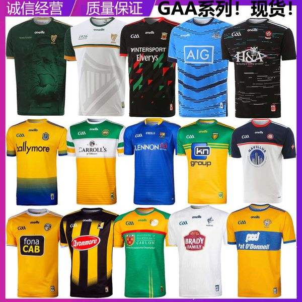 Jersey Gaa Michael Collins Memorial Longford Donegal New York Antrim Kurzarm Olive