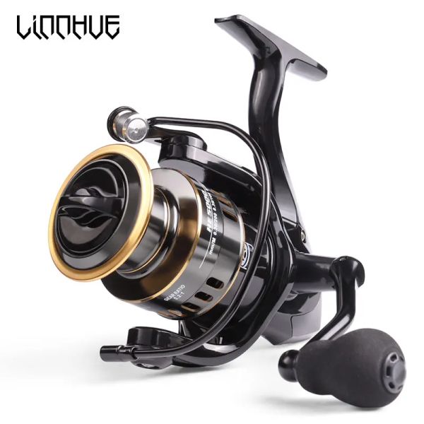 Accessoires Linnhue 2020 Neue Fischerei -Rolle HE10007000 Max MAX ZUG 10 kG REEL FISHING 5.2: 1 Hochgeschwindigkeit