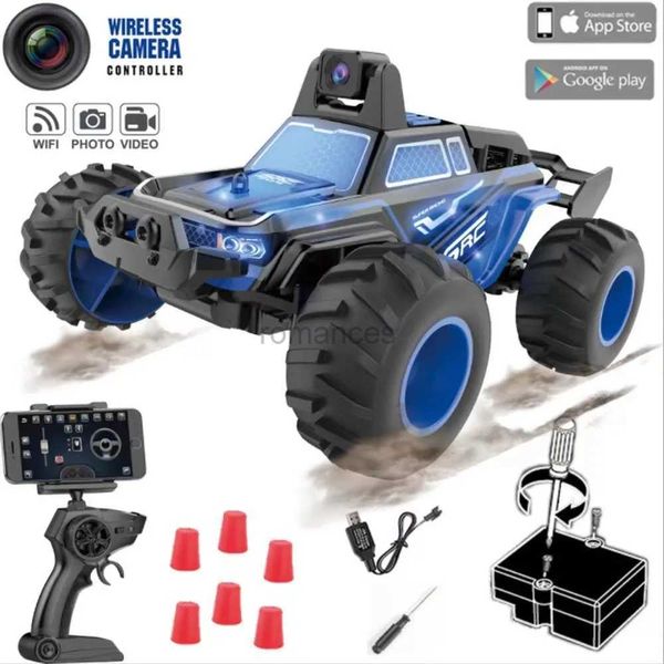 Elektrik/RC Araba RC Araç Kameralı off-road araç dublör arabası RC Model HD Fotoğraf Kaydı Elektrikli Mini Oyuncak Tırmanma Araba 2.4G Uzaktan Kumanda Araba 240424