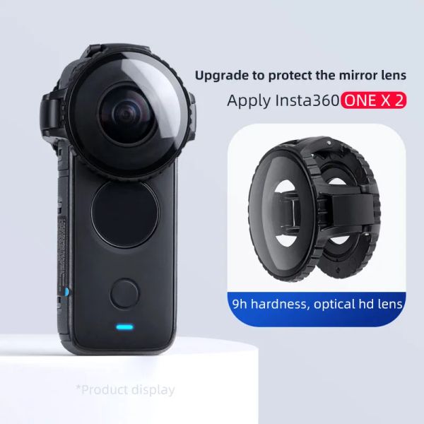 Filtros para Insta360 One X2 Premium Lens Guards 10m Proteção completa à prova d'água para acessórios Insta 360 One X2