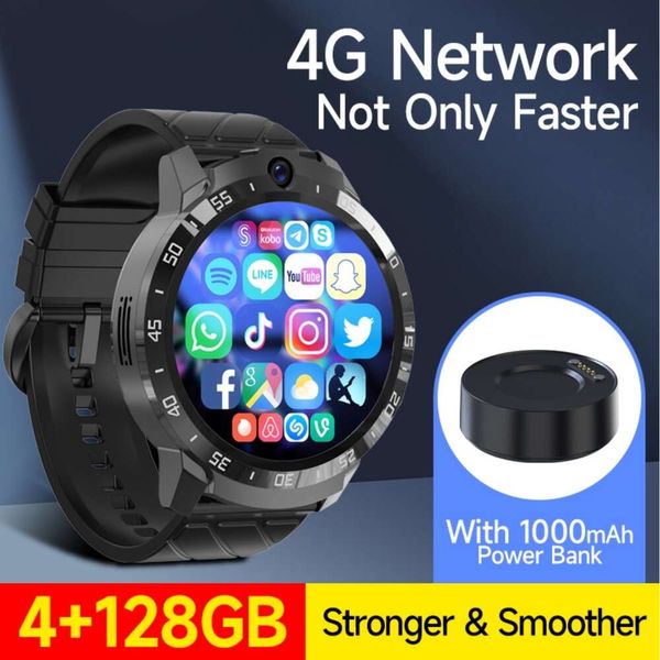 Nuovo Android Smart Watch 4G SIM Card IP67 Posizionamento GPS impermeabile Monitoraggio salutare Monitoraggio 128G ROM Smart Orologio