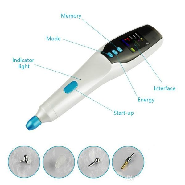 Andere Schönheitsausrüstung Laser Plasma Pen Blau rot Tattoo Entferner Laser Stift Sommersprossen Akne Reiniger Maulwurf dunkler Fleck Pigmententfernungsmaschine