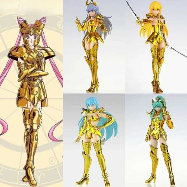 Figuras de brinquedo de ação gt saint seiya mito pano ex gemini paradox virgo verna escorpio geraldine pisces