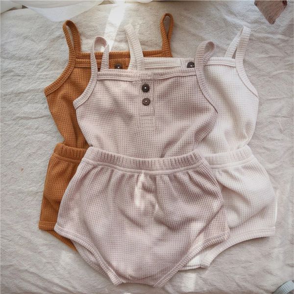 Sets Baby Sommerkleidung Neue Soft Homewear Neugeborene Jungen Mädchen Kleidung cool
