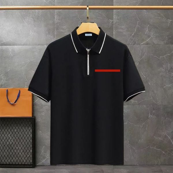 Designer Polo Mens T-shirts Fashion Rightoided designer Tshirt V Neck Cotton High Street Maglietta casual maglietta Casua