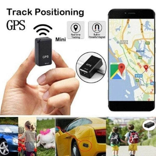 Aksesuarlar GF07 Manyetik Mini Otomobil İzleyici GPS Gerçek Zamanlı İzleme Bulucu Cihazı Manyetik GPS İzleyici Gerçek Zamanlı Araç Bulucu Dropship