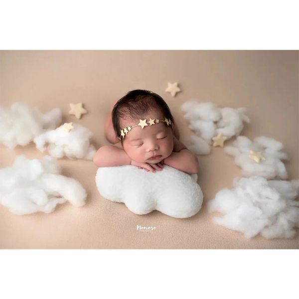 Kissen Neugeborene Babyfotografie Requisiten Soft Cloud DIY zu Hause Aufnahme Fotozubehör Fotograf Studio posieren Kissenkorbfüller