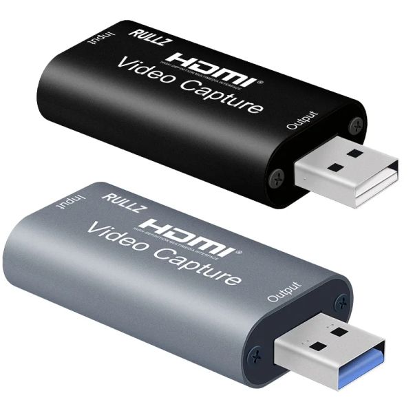 Lens Rullz Orijinal HDMI 1080p Video Yakalama Kartı Obs Canlı Akış HD Kamera Yakalama USB Game Grabber Recorder Box için PS4 Xbox NS