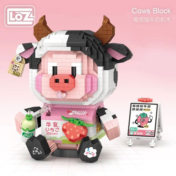 Blocks Loz Berry Trouble Milk Cow Pig Tide Play