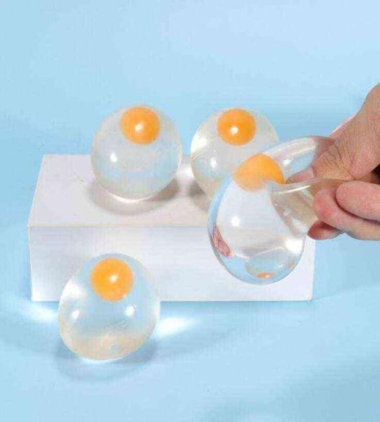 Squishy Ev Bash Novelty Ball Anti Stress Bighish Big Liquid Fun Spila Sflat Egg Venting Picls del giocattolo regalo per bambini Y12103293750