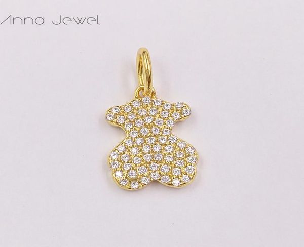 Charms de Natal para Jóias Fazendo Urso TOS 925 Colar Pingente de Prata Esterlina para Mulheres Meninas Meninas Malfícios Colares de Cadeia set1800105