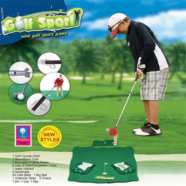 AIDS Mini Golf Profesyonel Uygulama Seti Golf Balo Spor Seti Çocuk Oyuncak Golf Kulübü Uygulama Ball Sports Kapalı Oyunlar Golf Eğitimi