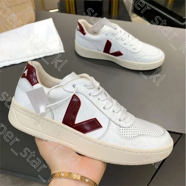 Vejaon Schuhe 2024 Top Französisch Brasiliengrün mit kohlenstoffarmer Lebenskohlenstoff-Lebens-Kohlenstoff-Lebens mit Bio-Baumwollflächen Plattform Sneakers Frauen Classic Classic White Designer Schuhe Herren 218