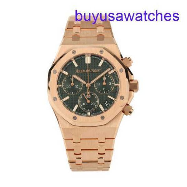 Calendario AP orologio da polso 26240or.oo.1320or.04 Royal Oak All Rose Gold 50 ° Anniversario Commemorativo Orologio da uomo meccanico automatico Garanzia