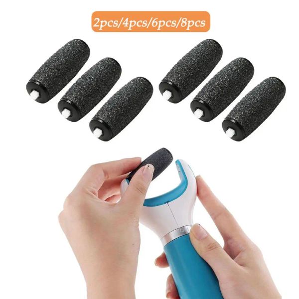 Massageador pedicure reabastece cabeças de rolos de pés eletrônicos de metros de reabastecimento de rolos de reabastecimento para o pé da ferramenta de pedicure para removedor de pele de pedicure acessórios para remover de pele