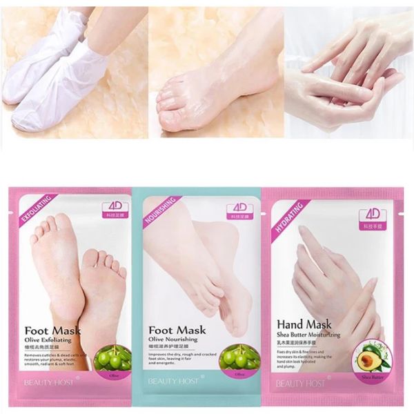 Acessórios Máscaras de pé nutritivas Máscaras de pedicure Scrub de esfoliação para a máscara de pés Remova os saltos mortos saltos descascando a máscara de mão spa 30ml