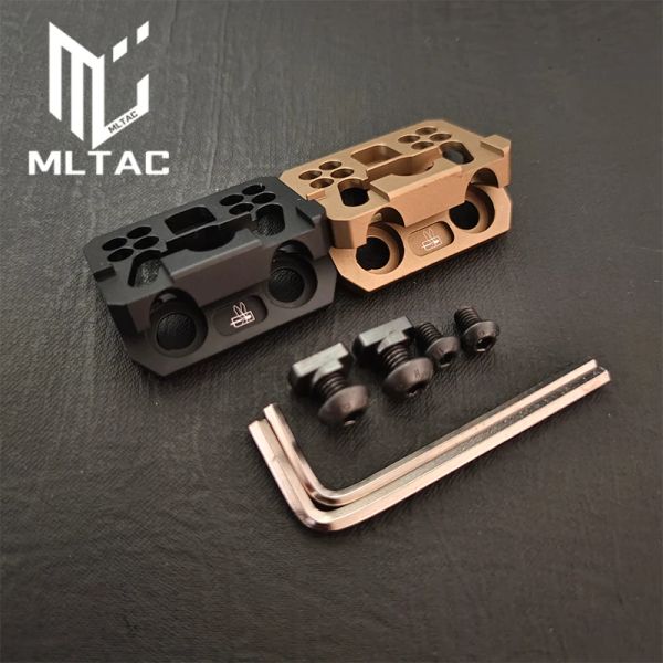 Accessori tattici Surefir M300 M600 Flashlight 45 ° Offset Metal Mount per Mlok Keymod 20mm Rail Airso Soft Scout Accessori Light Scout