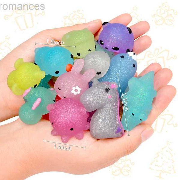 Decompressione giocattolo New Mochi Squishies Kawaii Anima Squishy Toys for Kids Antistress Squeeze Party Favora Giocattoli Stress Relief per il compleanno D240424