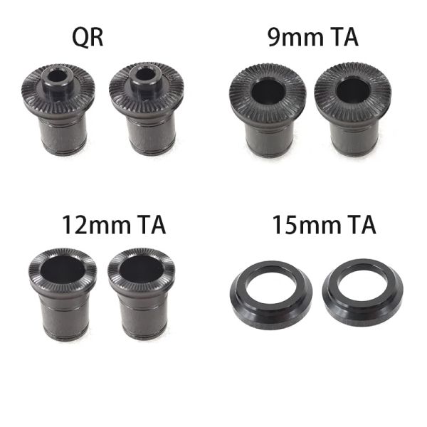 Parçalar Novatec D791SB Ön Hub Dönüşüm Kitleri QR 5mm Yan Kapaklar 9mm 12mm 15mm TA Dönüştürücüler Adaptör M9 M12 M15 AXLE AXLE 100MM Uç Kapağı