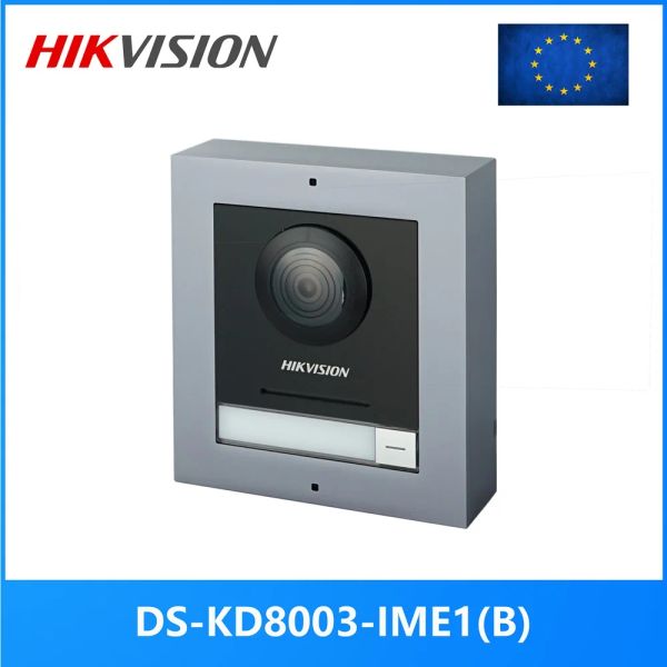 Дверные звонки Hikvision ip video intercom, dskd8003ime1 (b), многоцветный 802.3af poe villa module Дверный звонок, дверная станция, дверной телефон