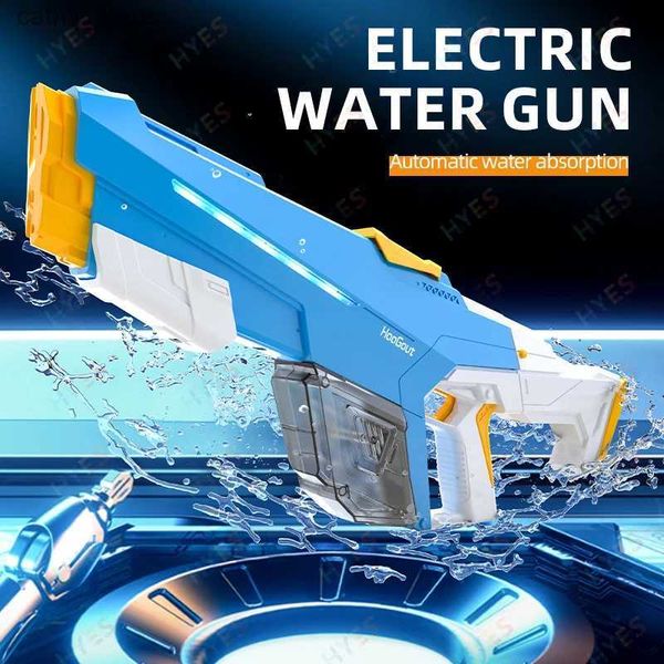 Gun Toys New Electric Absorption Manual Manual Train 3in1 Toy Gun Fun Summer Outdoor Bight Fight Water Gun Toys Подарки для взрослых Kidsl2404