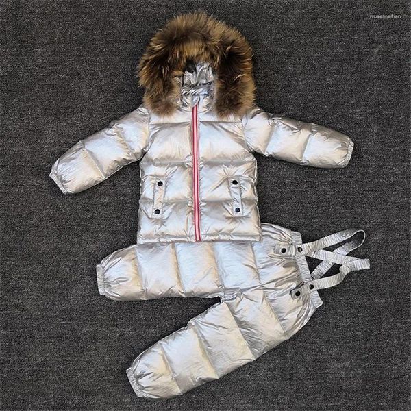 Kleidungssets Winter Kinderkranker warm Down Baby Jungen Schnee Anzüge wasserdichte Sport Kleinkind Girls Ski Outfits Outdoor Kids Kleidung