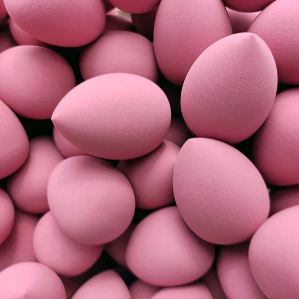 Puff 50pcs mini spugna all'ingrosso spugna per la caduta dell'acqua a forma di forma soft bast soft woff zep zepfulless mistoled cosmetic trucco sponge