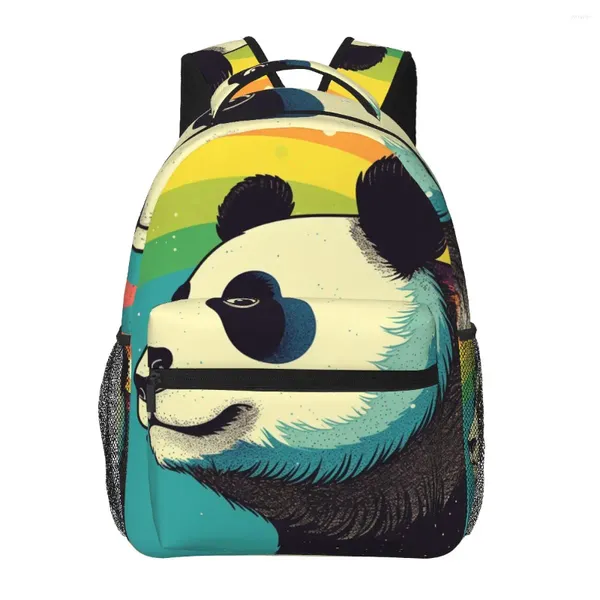 Zaino per zaino panda canna da streetwear mackpacks unisex in stile esterno borse da scuola su misura personalizzata
