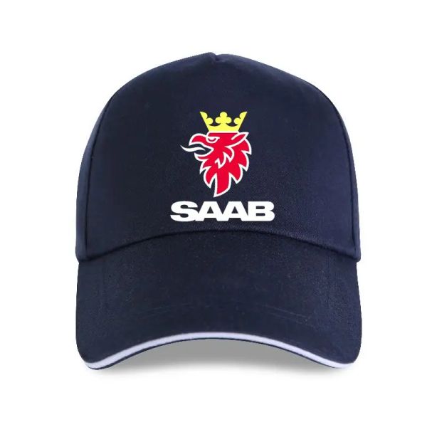 Softball Nuovo logo di auto automobilistica Saab 2021 Cap da baseball MENS EVERSIME DONNE ADATTAMENTE Stampato