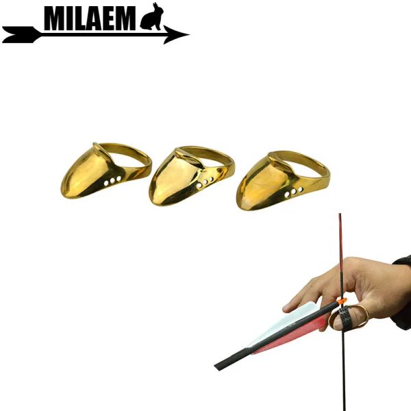 Darts 1pc Bogenschießen Daumenringfinger Wache Finger Tab Schützen Sie Finger Safe Outdoor -Übungs -Schießen Pfeilzubehör