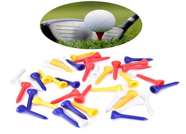 Gmarty 100pcs 36mm Plastik Golf Tee Golf Top Tutucu Eğitim Ekipmanları Golf Açık Spor Rastgele Rastgele Color171179610