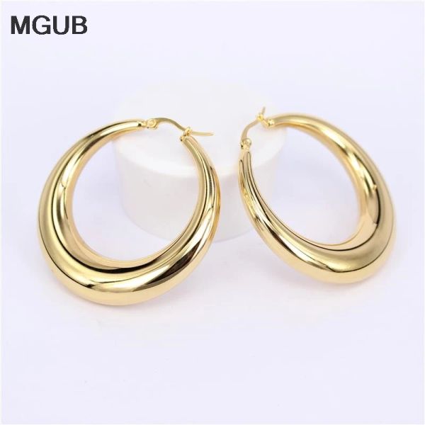 Серьги Mgub Twocolor Gold Color Женский подарок продажа модные украшения из нержавеющей стали жен