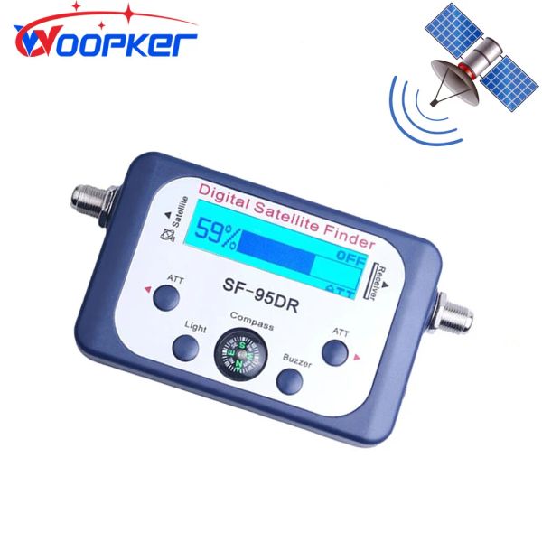 Приемники Woopker Digital Satfinder Satellite Finder Signer Tester с ЖК -дисплеем