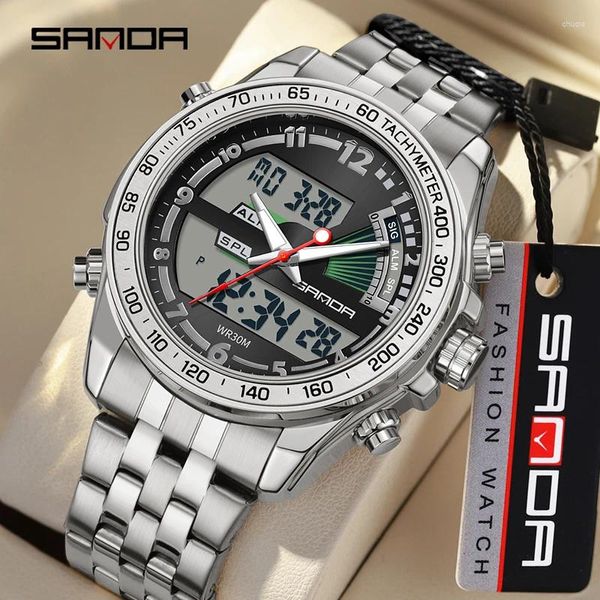 Orologi da polso sanda digitali uomini orologi militari waterproof owatch orologio a led orologio sportivo maschio orologi relogios maschios