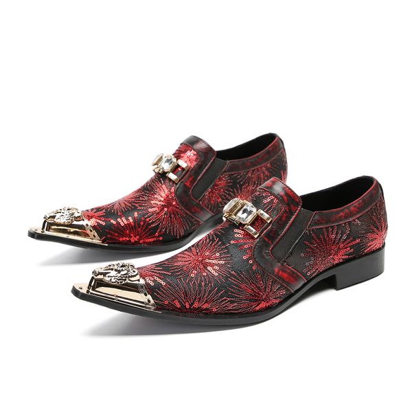 Trending Zapatos Hom Fashion Fashion Mrade Mrase Crocodile Scarpe in pelle formale Scarpe da business Scarpe da uomo Scarpe in pelle vera per ragazzi Stivali da festa