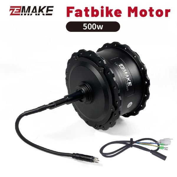 Teil Fettmotor 36 V 48 V 250/350/500W bürstenloser Zahnrad Heck Freilauf vorderen Motor für Fett Elektrofahrrad Ebike Zemake Marke