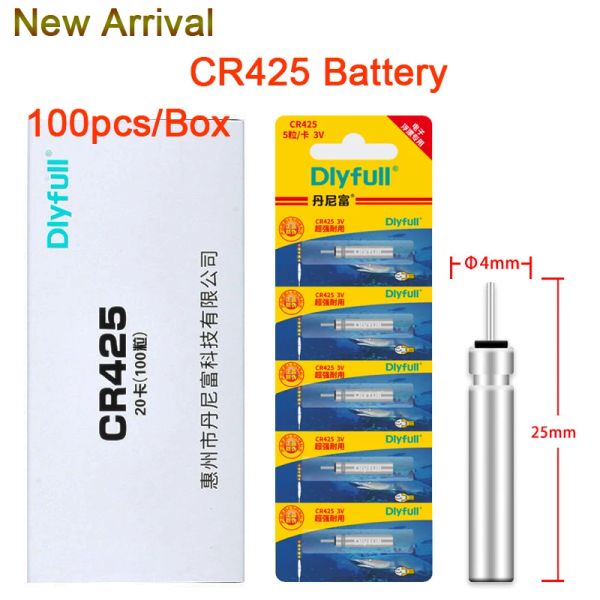 Accessoires 100pcs/Los CR425 Batteriefischer